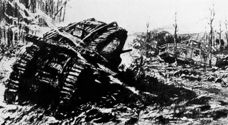 Танки в боях Великой войны