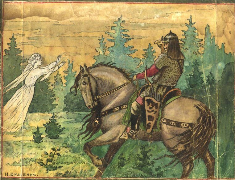 Хотен Блудович — былинный богатырь (Иллюстрация из открытых источников)
