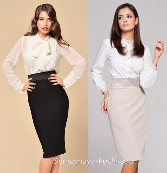 строгие деловые юбки