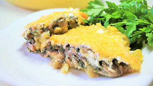 Фото к рецепту: Запеканка из картофельного пюре с грибами | Просто и Очень вкусно!