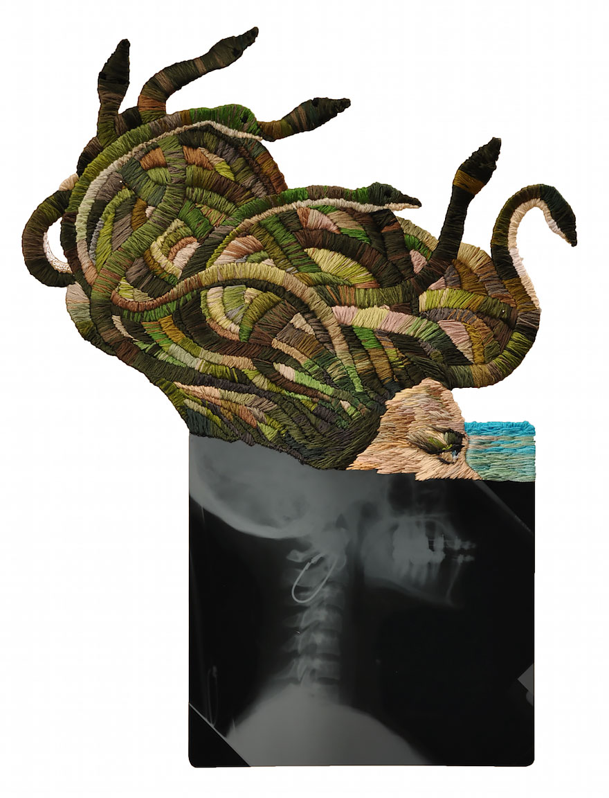 удивительная современная вышивка