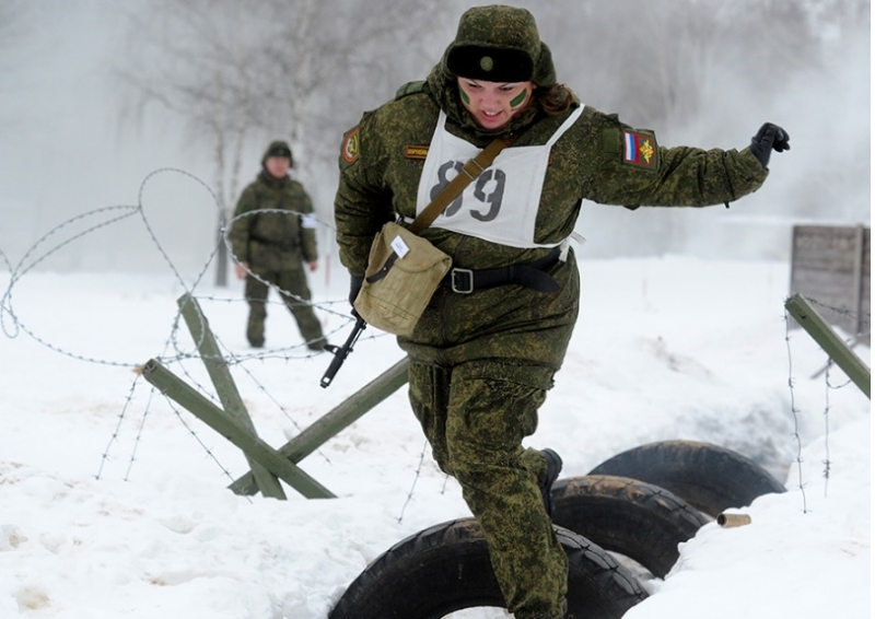 В Китае поразились внешности женщин-военнослужащих армии России