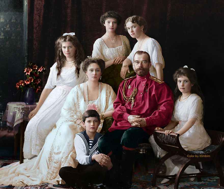 11 раскрашенных исторических фотографий о русских людях