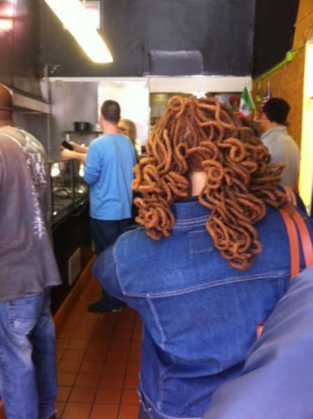 Причудливые и смешные стрижки и причёски 