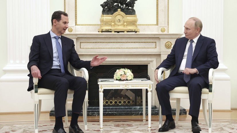 Песков: Путин и Асад не подписывали документы по итогам переговоров в Москве