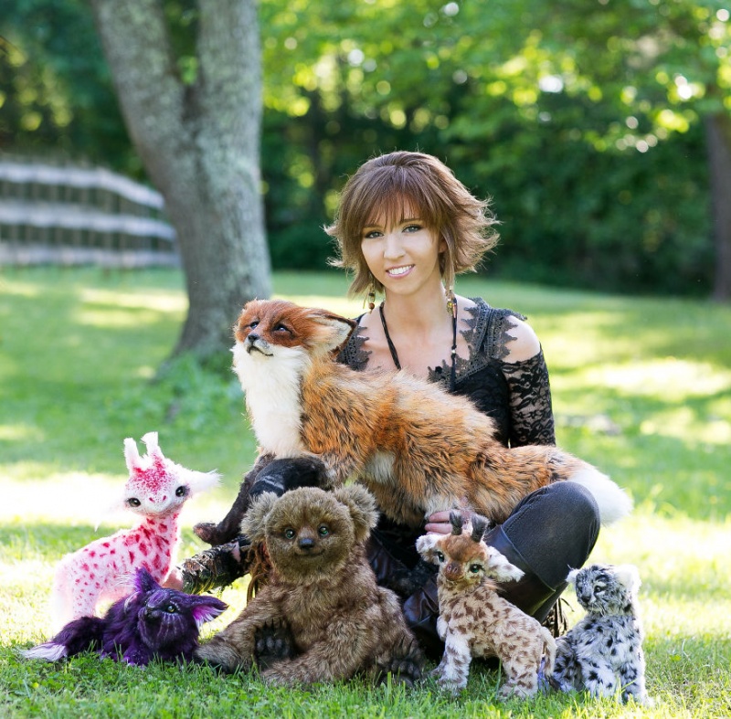 Художница делает игрушки, которые вот-вот оживут! Художница делает игрушки, которые вот-вот оживут! животные