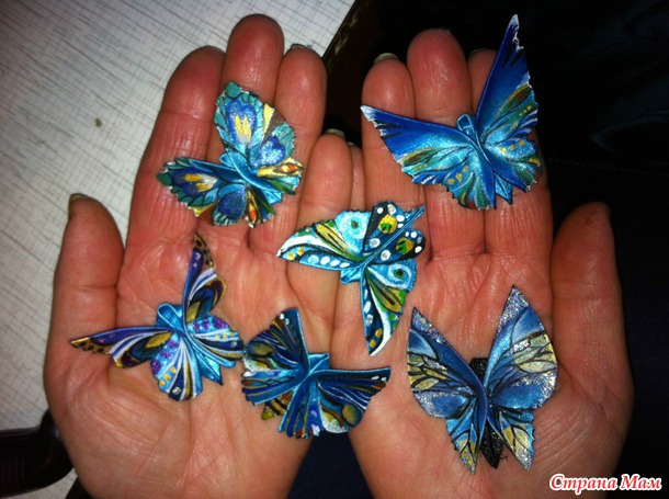 Атласные бабочки. МК.