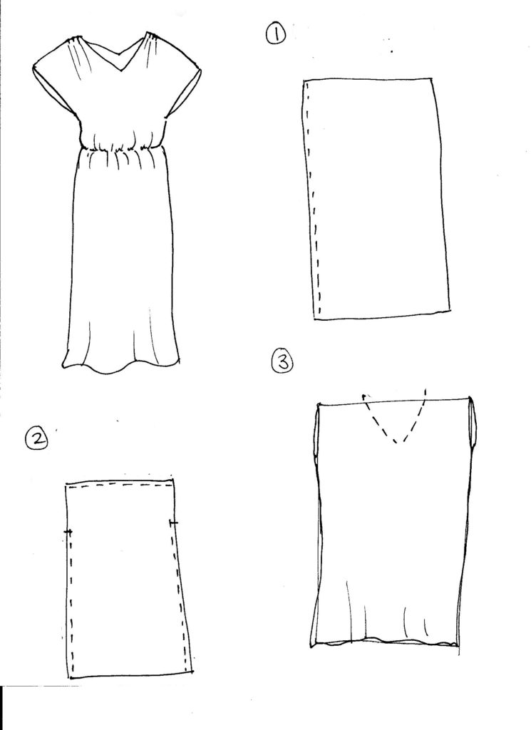 Всего из 1 выкройки — сразу 6 разных моделей платьев переделки,рукоделие,своими руками,сделай сам