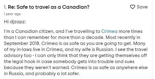 Крым попал в топ безумных туристических маршрутов из-за украинцев