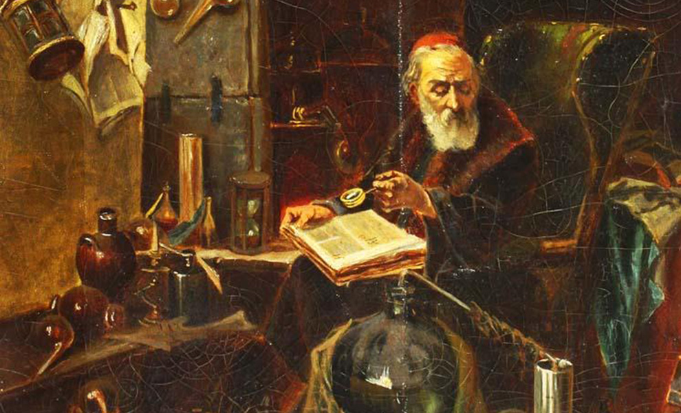 Историки работали с архивами и нашли алхимика, прожившего 148 лет. Мид работал над эликсиром бессмертия