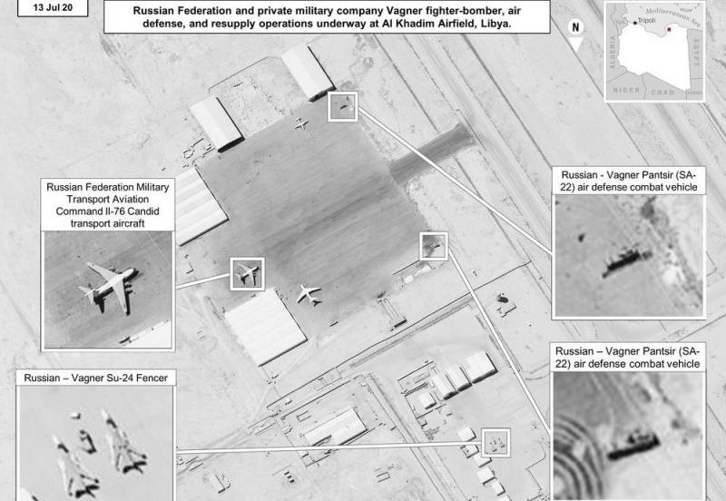 Пентагон показал снимки российской авиации в Ливии