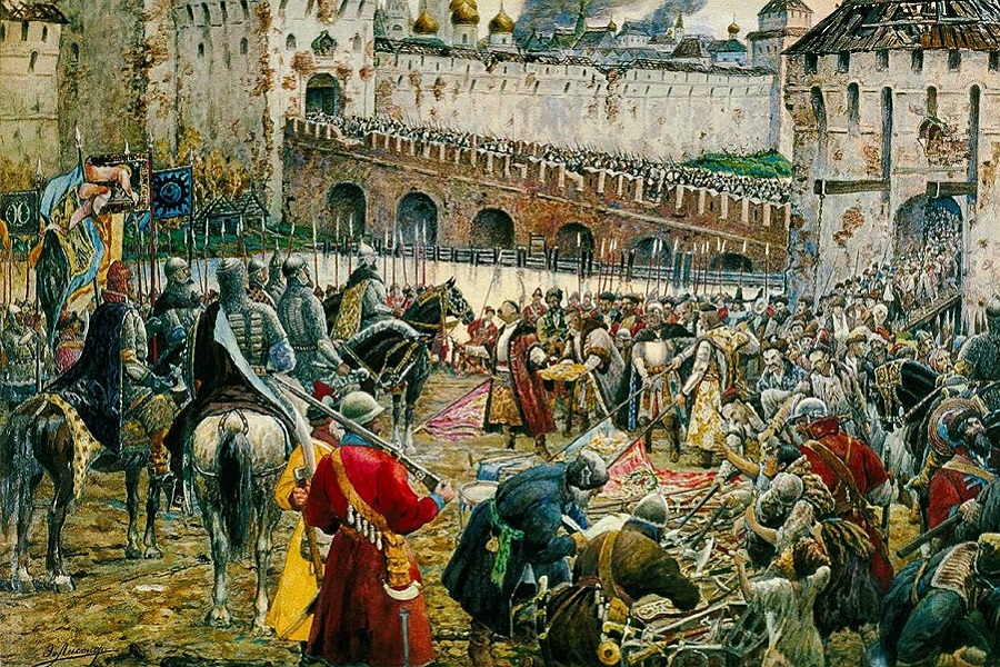 Картина поляки в москве