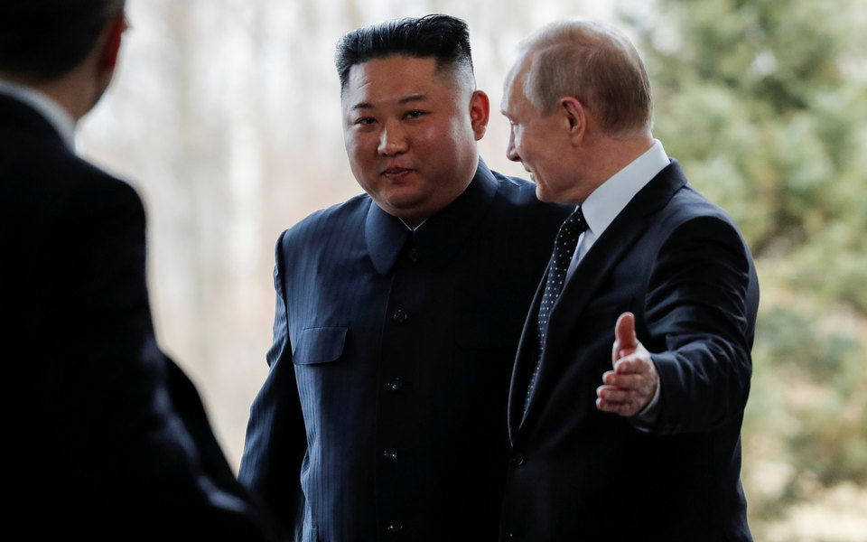 Встреча Владимира Путина и Ким Чен Ына