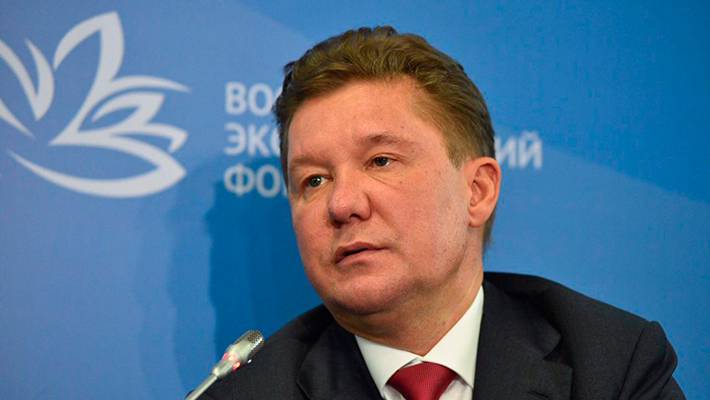 Глава «Газпрома» Алексей Миллер 