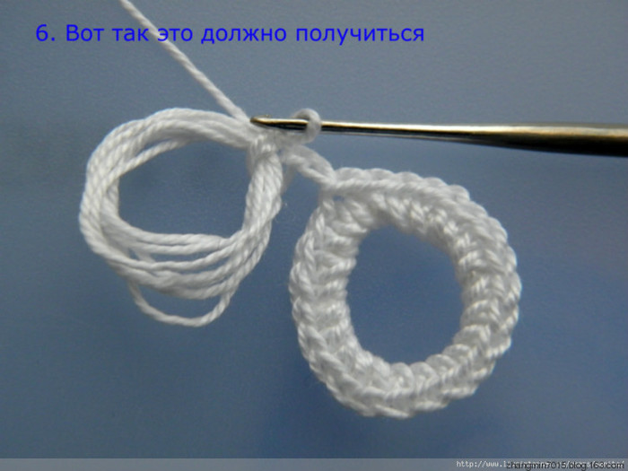 Цепочка из колец: мастер-класс Цепочка из колец: мастер-класс вязание