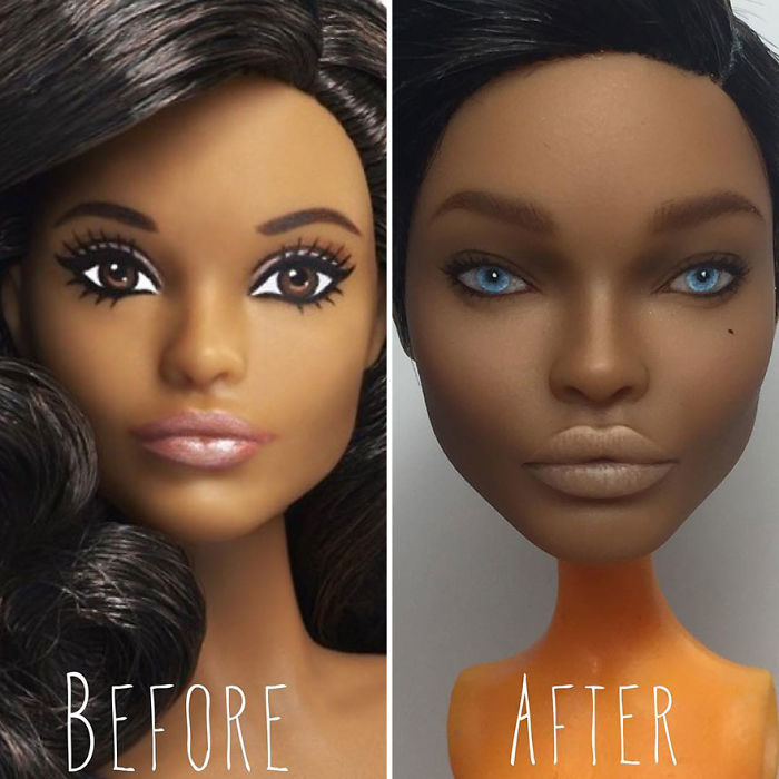 Ukrainian Artist Continues To Remove The Makeup Of Dolls And Re-Creates Them With An Incredibly Real Look