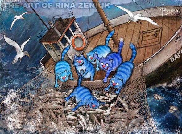 Непростая жизнь дворовых кошек и котов. Художница Ирина Зенюк Непростая жизнь дворовых кошек и котов. Художница Ирина Зенюк иллюстрация