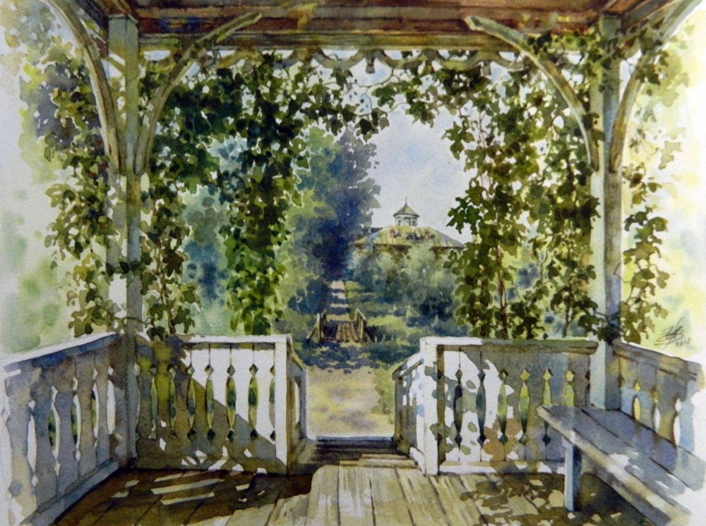 Художница Ольга Ивлева. По городам и странам Художница Ольга Ивлева. По городам и странам город