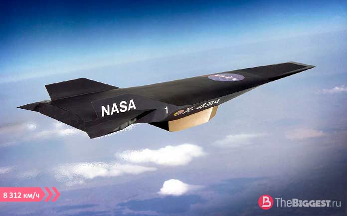Самые быстрые самолеты в мире: Boeing X-43