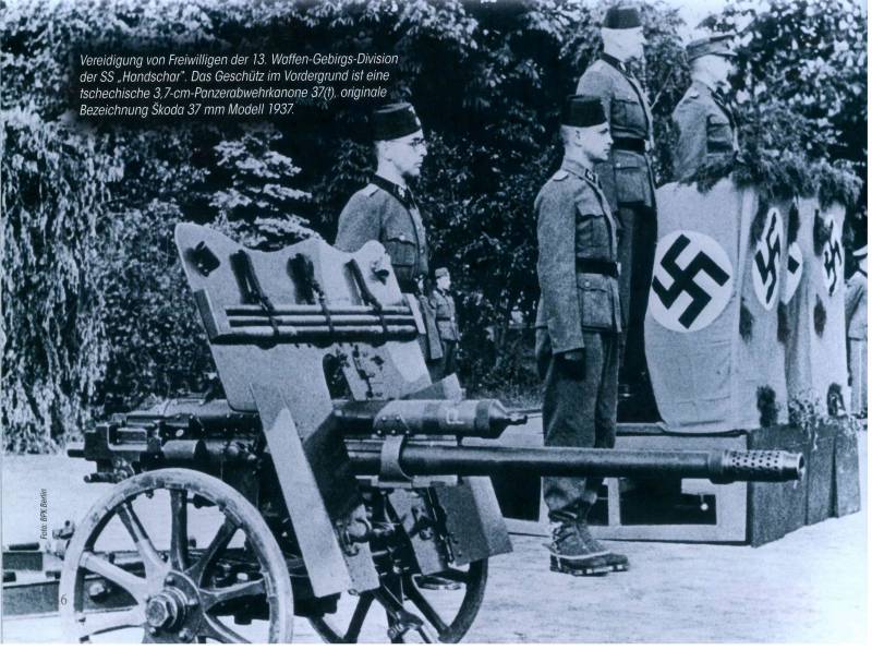 Последние бои 13-й горной дивизии СС «Ханджар»