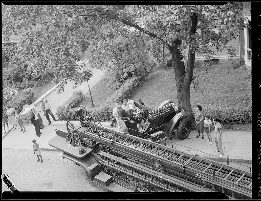 Авария с пожарной машиной, 1 сентября 1937 год