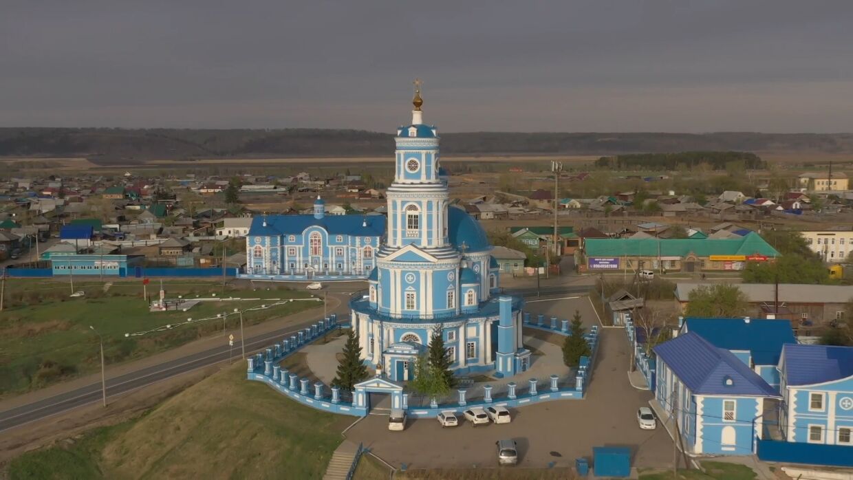 Храм в поселке Тельма Иркутской области