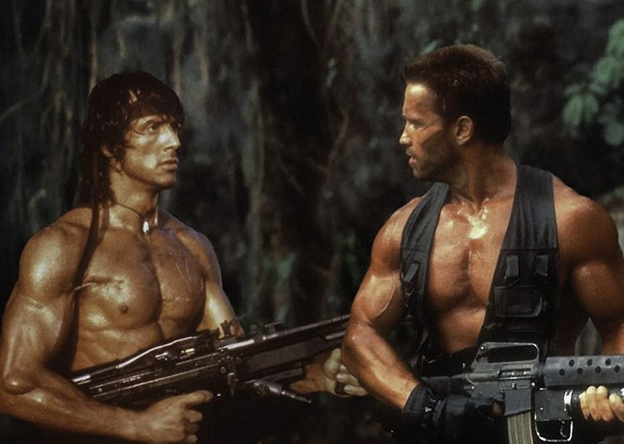 Шварценеггер и Сталлоне. История дружеского троллинга