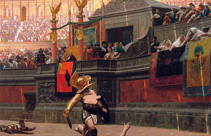 «Pollice verso» («Пальцы вниз») картина французского художника Жана-Леона Жерома (1872) / Фото: artstation.com