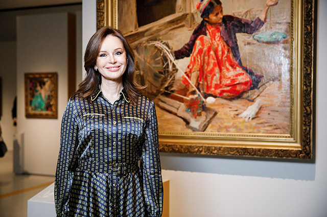 Ирина Безрукова, Оксана Федорова и другие на открытии выставки в Москве