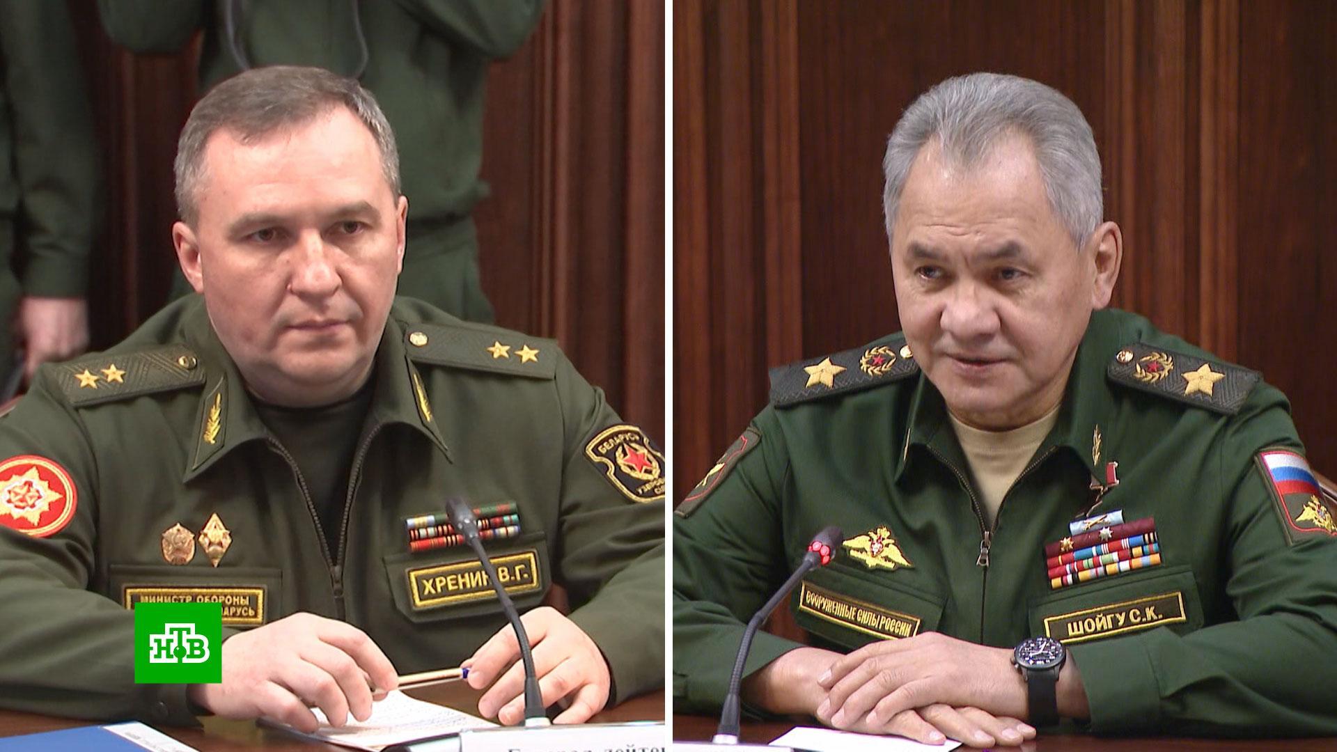 Россия и Белоруссия договорились создать три центра совместной подготовки военных