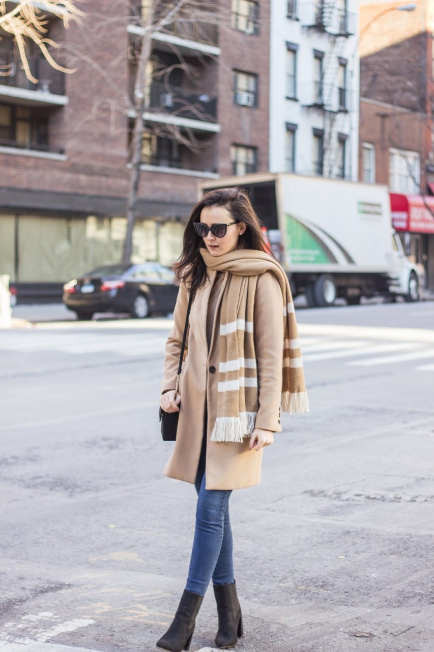 NYC Blogger: Setting goals and wearing camel with camel 9