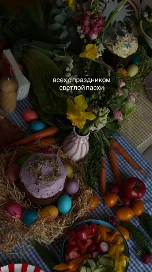 Корзины с цветами и фото из храма: как Виктория и Олег Шеляговы, Яна Рудковская, Татьяна Навка и другие звёзды отметили Пасху Татьяна, Песков, БондарчукФото, Моряк, Регина, дочерью, Жуков, Навка, ДолецкаяЛиза, детьмиРегина, Светланы, krispotupchik, manasirdiana, ЧиповскойФото, дочерьюЗараФото, КовальчукАлекса, сыномФото, Алёны, ЛоракСергей, семьёйЛиза