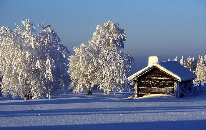 Финская зима.
