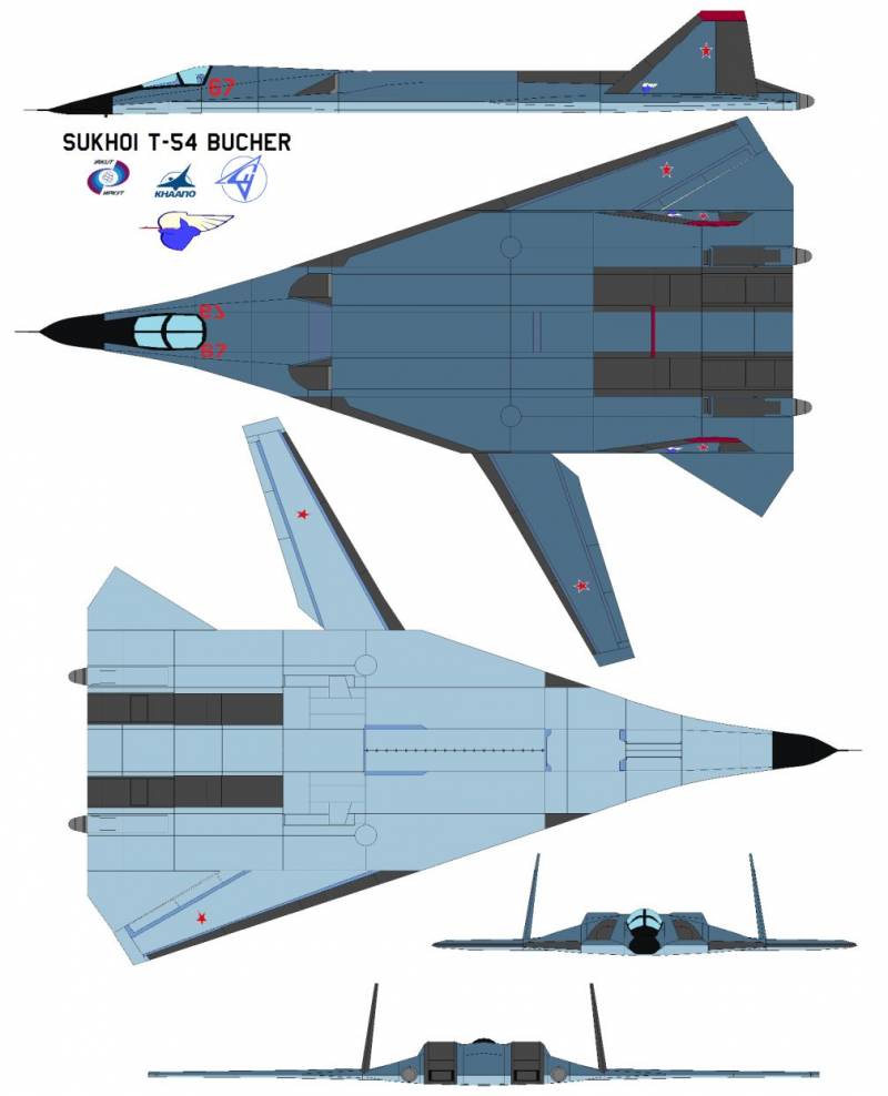 Тема «Б-90». Проекты перспективных бомбардировщиков от ОКБ Сухого Тема «Б-90». Проекты перспективных бомбардировщиков от ОКБ Сухого ввс