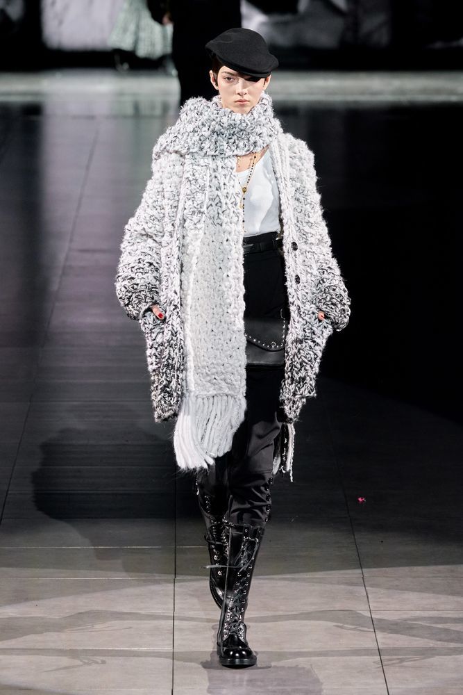 Dolce & Gabbana FW 2020 — тренд на крупную вязку коллекции, ручной, вязка, крупная, мощные, циклична, будет, всегда, машины, вязальные, промышленные, давно, когда, трендах, своей, показать, хотели, бэбиальпаки, кашемиров, материалов