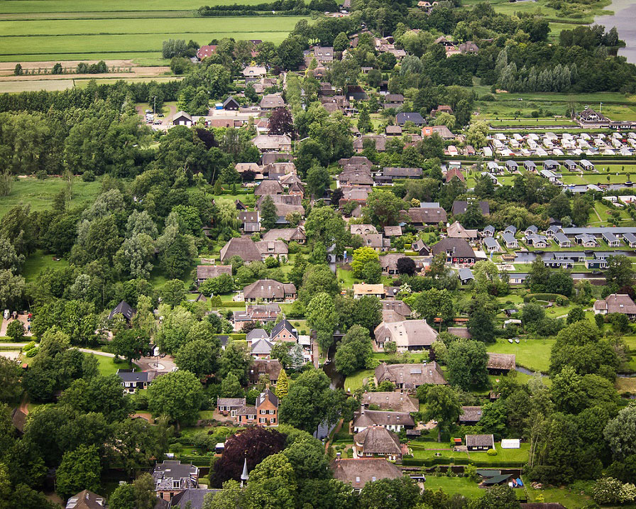 Гитхорн - деревня без дорог, Нидерланды Гитхорн - деревня без дорог, Нидерланды Европа