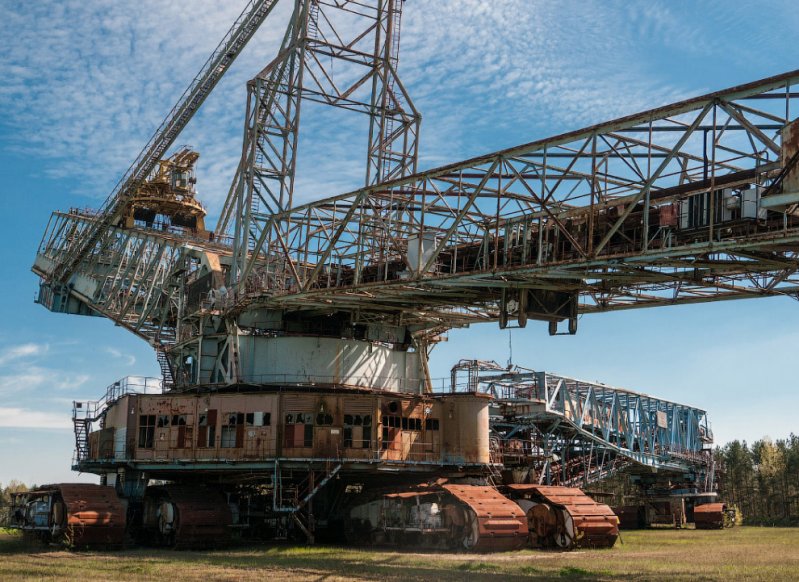 Гигантский заброшенный экскаватор Bagger 258 Bagger 258, авто, германия, ковш, роторный экскаватор, техника, фото, экскаватор