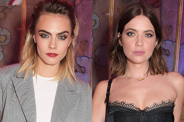 Кара Делевинь с возлюбленной Эшли Бенсон на вечеринке в Лондоне