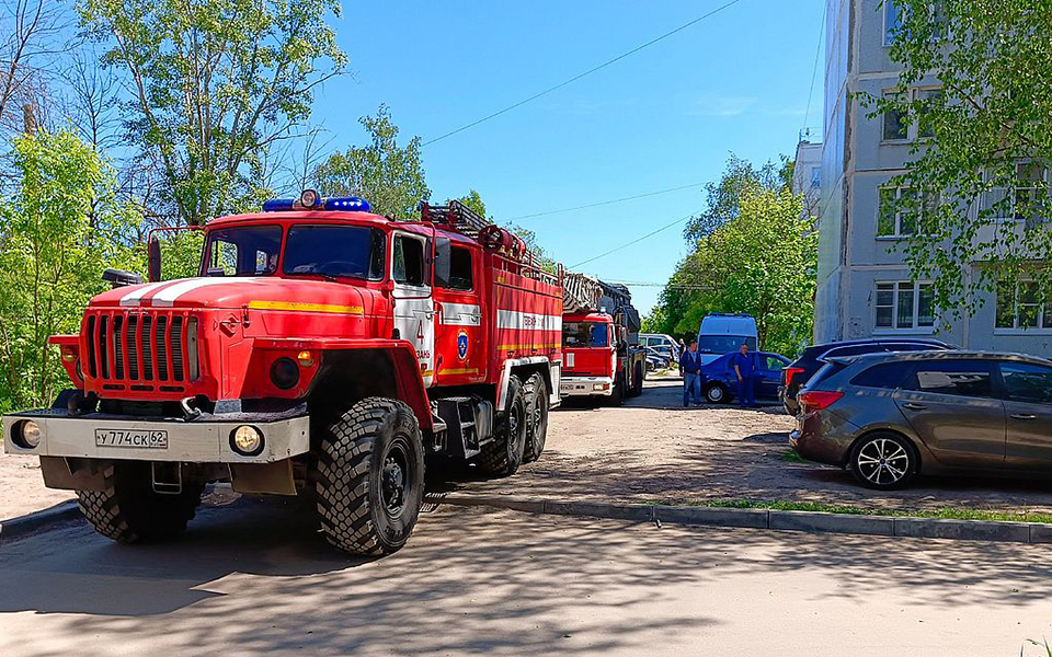 На улице Забайкальской в Рязани заметили пожарные машины