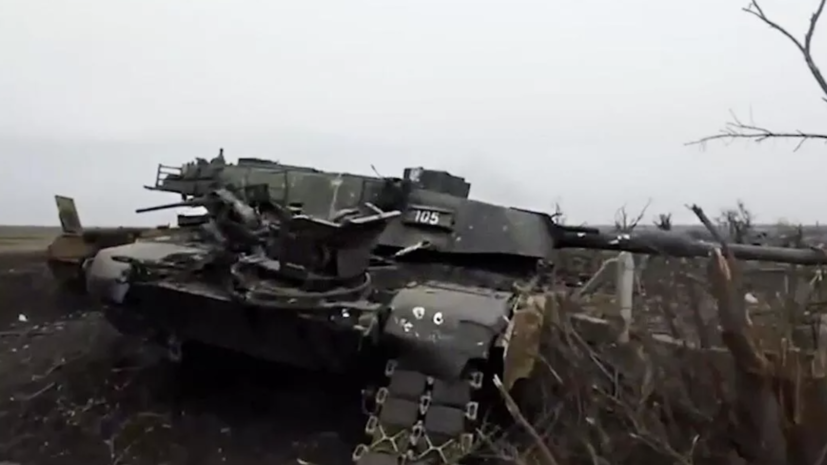 Военкор RT Насср показал уничтожение танков Abrams на Авдеевском направлении