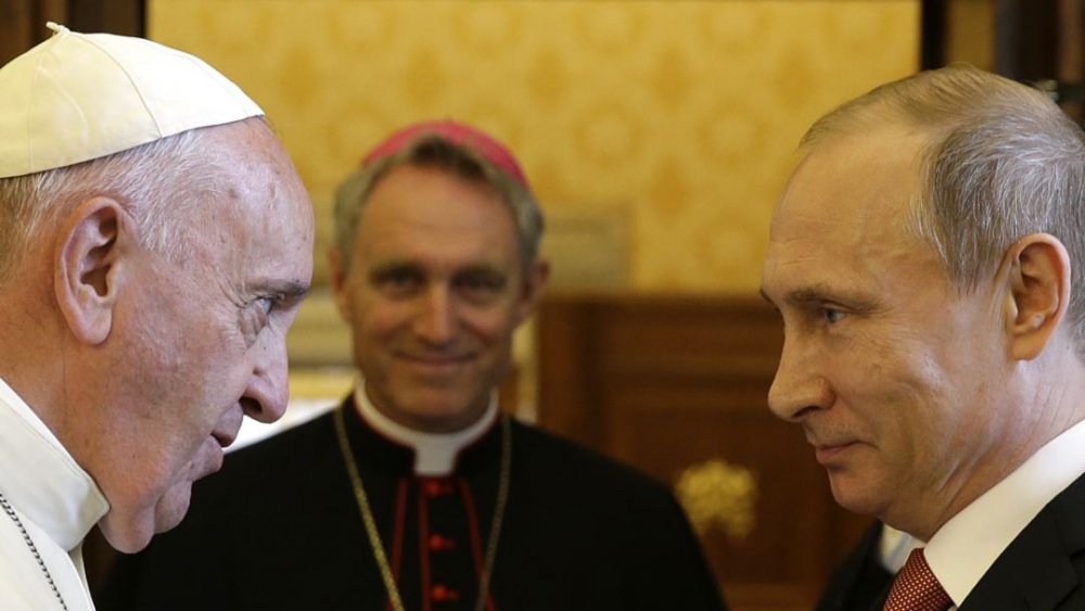 Поставил на место весь коллективный Запад: Путин показал Папе Римскому, кто в этом мире главный новости,события,новости,политика,события
