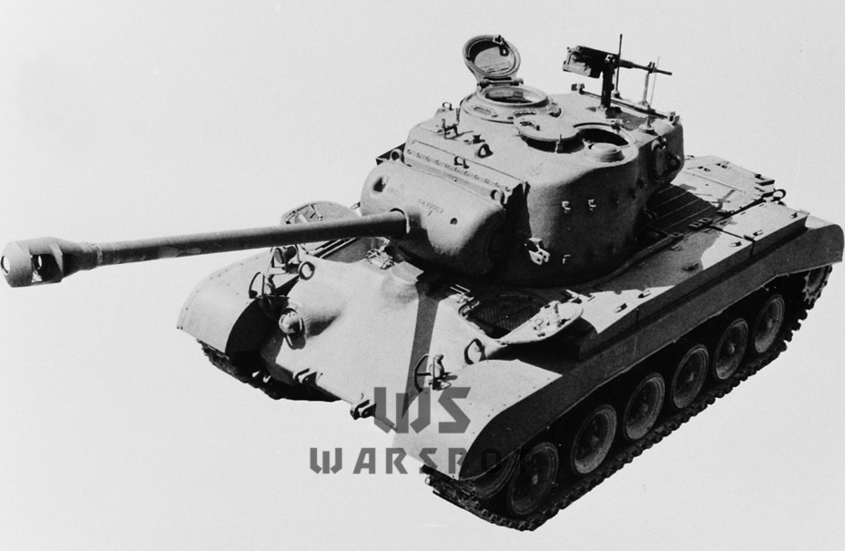 ​Пятый серийный образец Medium Tank T25E1, доведённый до уровня Heavy Tank T26E3. Касалось это вооружения и общего оснащения машины - Промежуточный эксперимент | Warspot.ru