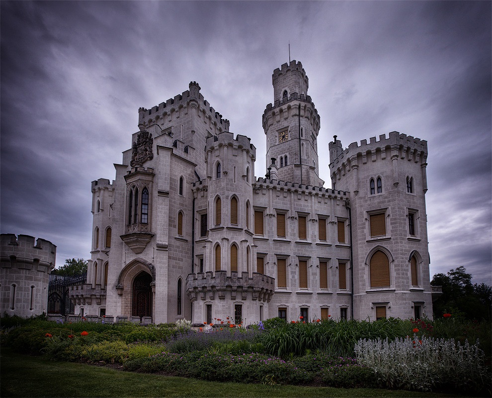 Фото замок глубока чехия