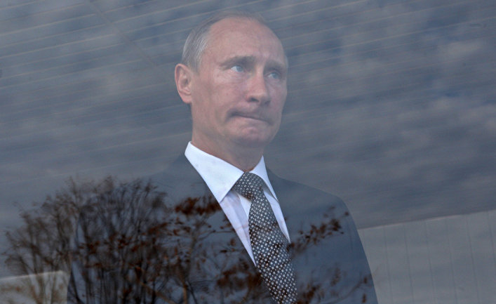 Премьер-министр РФ В.Путин на церемонии запуска магистрального газопровода "Сахалин – Хабаровск – Владивосток"