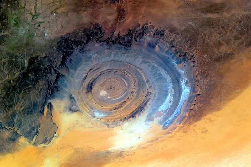 10. Ришат, мавританская часть пустыни Сахара  загадка, земля, природа, явление