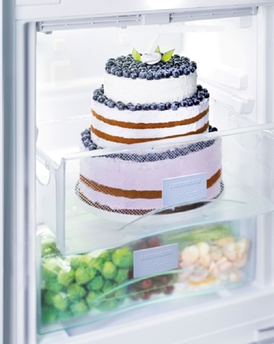 Торт можно хранить в в морозилке сутки. / Фото: liebherr.com