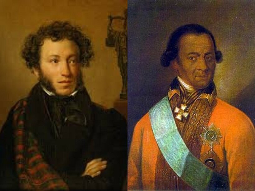 Александр Сергеевич Пушкин и Абрам Петрович Ганнибал (1697 — 1781 гг)