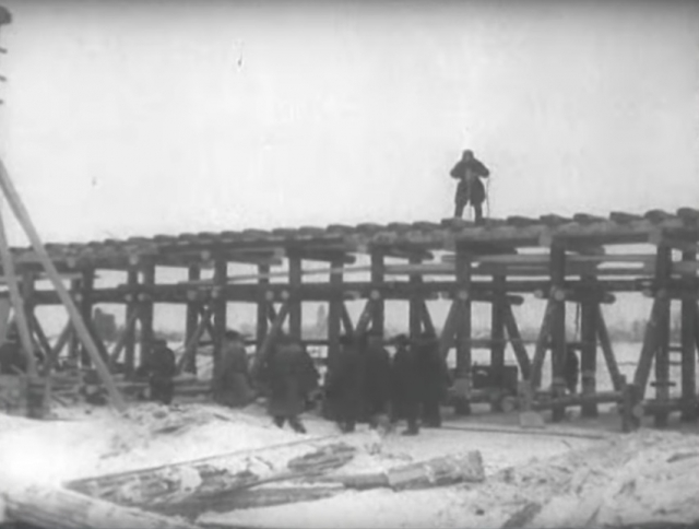 Строительство железнодорожной эстакады