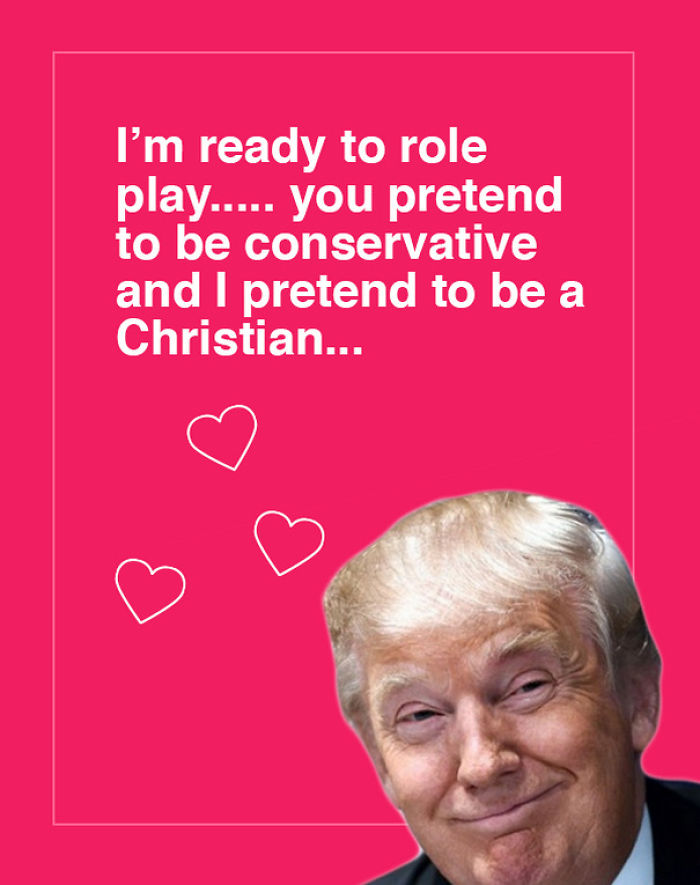 Trump Valentine's Day Cards