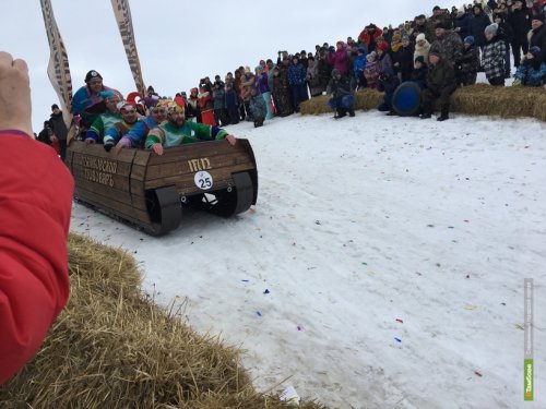 Первый тамбовский фестиваль креативных санок Первый тамбовский фестиваль креативных санок